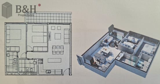 APARTAMENTO A ENTRENAR 2 DORMITORIOS