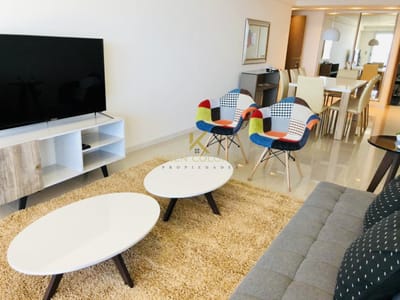 Alquiler temporario de apartamento de dos dormitorios con parrillero de uso exclusivo Playa Brava, Punta del Este