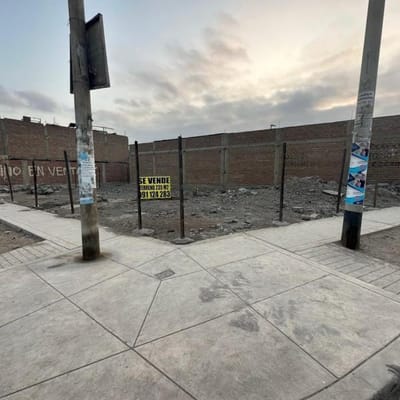 VENDO TERRENO EN ESQUINA URB CHAVIN DE HUANTAR EN CARABAYLLO