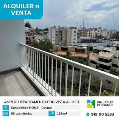 VENTA Amplio departamento con vista al Misti