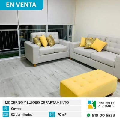 EN VENTA Moderno y lujoso depa de  dormitorios