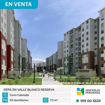 EN VENTA Depa en Valle Blanco Reserva