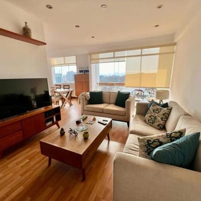 Espectacular dplex en venta con gran terraza y vista a la huaca Pucllana