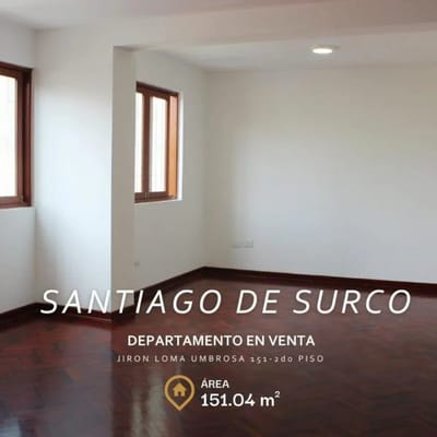 Venta de departamento en  Santiago de Surco S
