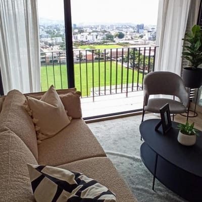 Hermoso Depa de Estreno cerca a Parques con Terraza Piscina
