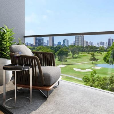 Hermoso Flat Estreno Frente al Golf  Pezet  San Isidro