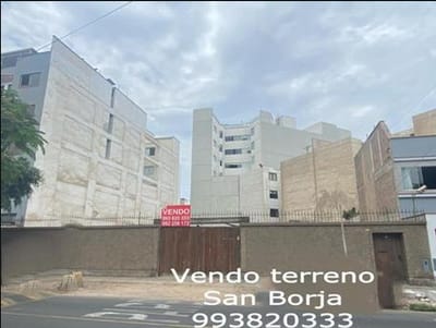 BAJO DE PRECIO TERRENO EN URB CORPAC SAN BORJA DE  M