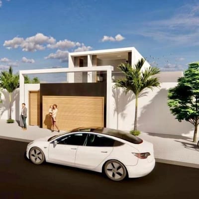 Casa  dolares m terreno  techados