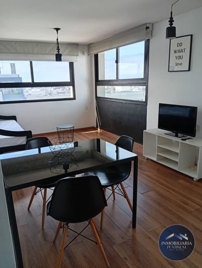 Apartamento amoblado 1 dormitorio en alquiler en Cordón