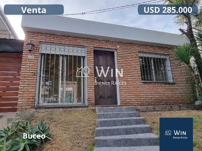 Casa en venta 2 dormitorios  barbacoa con dormitorio Cochera para 2 autos con Renta en Buceo