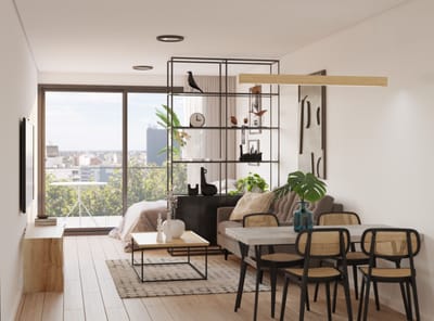 A estrenar ! Monoambiente con balcón, ley vivienda social, Cordon Sur