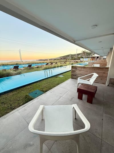 Apartamentos vista al mar, piscina privada,  Playa las grutas