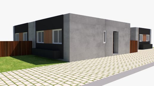 Casa 2 dormitorios, parrillero, jardin exclusivo y garage Ley vivienda promovida