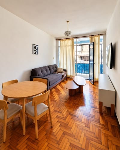Alquiler Apto en CENTRO,2 dorm,PRIMER PISO,FRENTE C/BALCON Y PATIO EXCLUSIVO