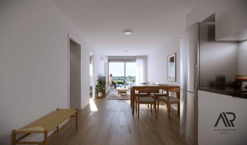 Venta Apartamento 2 dormitorios a estrenar Propios Blanqueada
