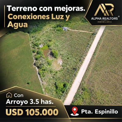 Terreno y casa en venta de 35000m2 ubicado en Punta Espinillo, Proximo R1