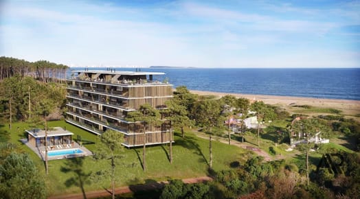 Apartamento Penthouse en venta 3 dormitorios 3 baños en la Playa Mansa