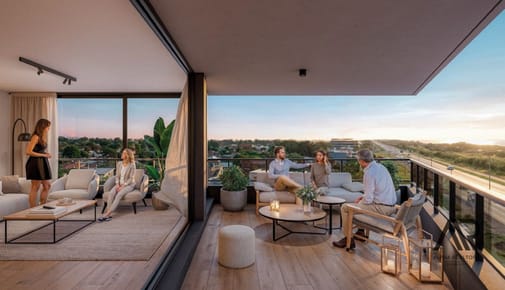 Apartamento de 3 dormitorios sobre Rambla Costanera. Parque Carrasco. Ent. 2027