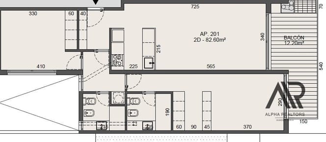 Apartamento de 2 dormitorios, con balcón y parrillero. Entrega: marzo 2028