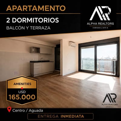 Apartamento en venta en Aguada 2 dorm. Amenities Completos! Piso 12. Al frente!
