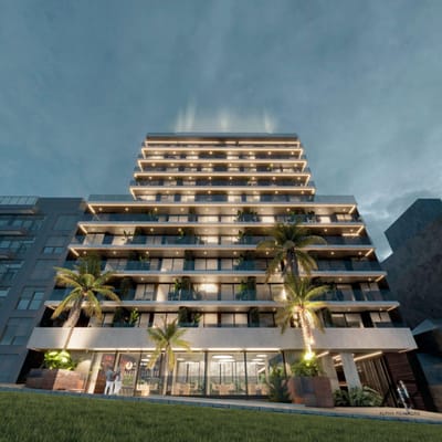 Venta apartamento piso 10 primera linea con cochera