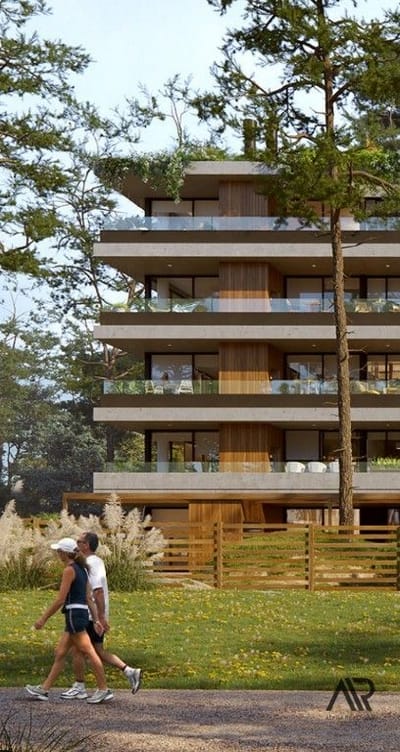 Moderno apartamento de 3 dormitorios a 200 m del mar en Playa Brava. En pozo.