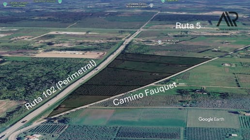Macrolote en venta: 15,6 ha estratégicas sobre Ruta 102 y Fauquet