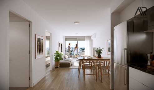 Venta Apartamento 2 dormitorios en La Blanqueada a estrenar