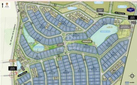 Terreno en venta en Barrio privado en crecimiento