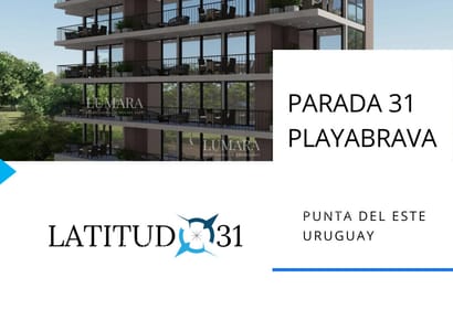 Latitud 31 - Playa Brava Pda. 31 | Entrega diciembre 2027. Punta del Este
