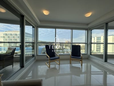 Venta y alquiler de departamento en Look Brava, Dos dormitorios y dependencia todos en suite con parrillero propio y vista al mar