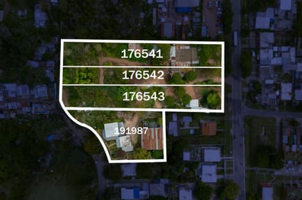 Venta de Terreno de 4 padrones para desarrollo VIS | Hasta 8.713 m² | Nuevo Paris