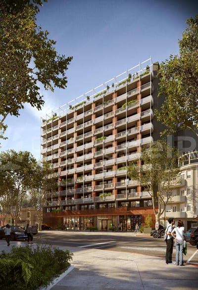 Venta ambiente con terraza excelente asoleamiento