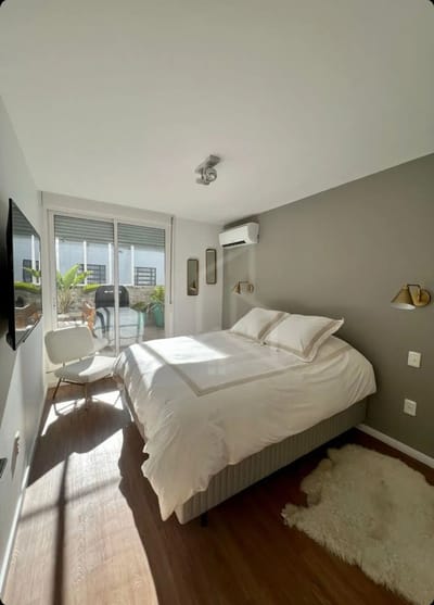Alquiler Apartamento 1 Dormitorio Amueblado | Garaje y Patio con Barbacoa