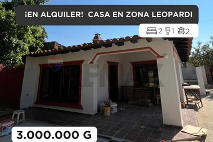 Casa - Alquiler - Fernando De La Mora, Central, Paraguay