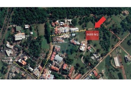 Terreno venta Hernandarias zona comercial Paraná Country Club 