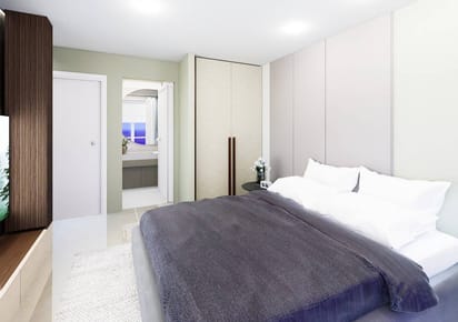 Departamento en Pozo 2 dorm - Bertoni Residence, Herrera, Asunción