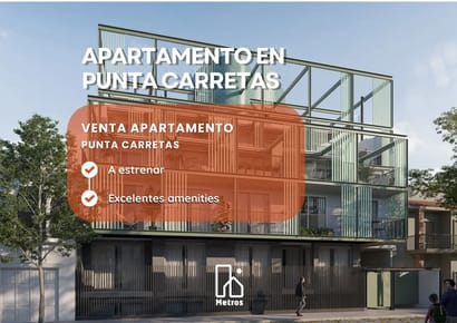 Venta Apartamento 1 Dormitorio Punta Carretas - Terraza Al Norte + Gje Opcional
