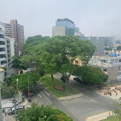 AMPLIO FLAT DE ESTRENO EN ZONA RESIDENCIAL DE MIRAFLORES (AMOBLADO)