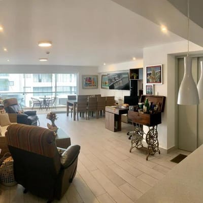 PRIVILEGIADO FLAT CON VISTA AL OCEANO - SANTA MARIA ( FULL AMOBLADO )