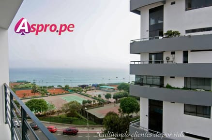 Alquiler de Departamento con Bella Vista en Miraflores