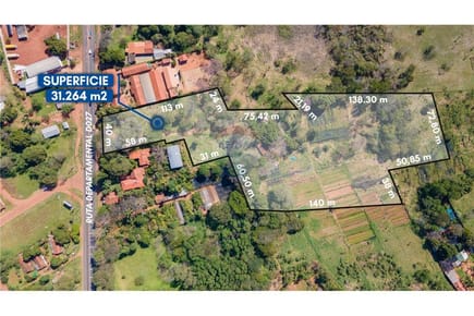 Vendo Terreno de 3 hectáreas en Ita, Sobre Ruta Departamental D027 