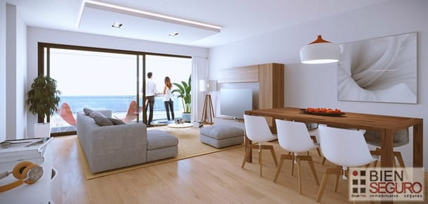 Apartamento a estrenar, de 1 dormitorio en venta sobre Rambla de Malvín. Excelentes amenities.