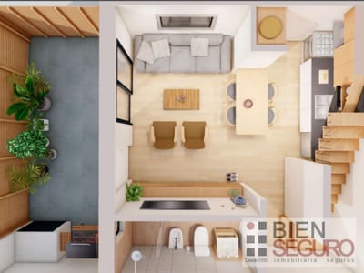 Apartamento reciclado de 2 dormitorios, en venta en Aguada