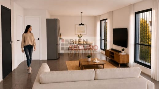 Reciclaje. Apartamento al frente, de 1 dormitorio en venta en La Comercial