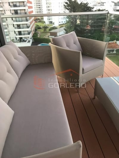 Apartamento de 2 dormitorios en alquiler temporal en Punta del Este, Playa Brava
