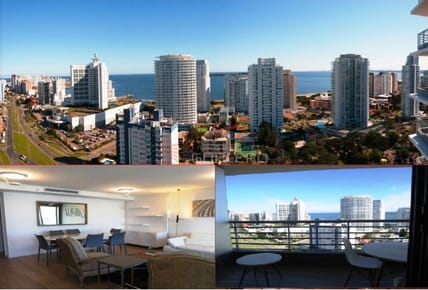 Apartamento en Venta y Alquiler Punta del Este, Mansa próximo al Conrad Piso Alto  con Espectacular vista, con  todos los servicios! PRECIO REBAJADO!