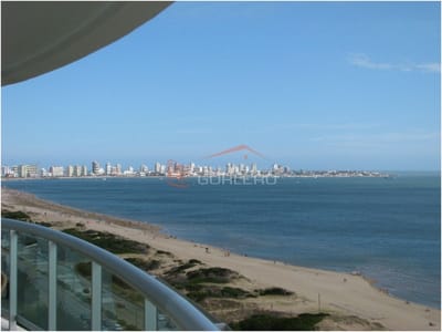 Apartamento en alquiler temporal en Punta del Este, Playa mansa con Espectacular vista al mar