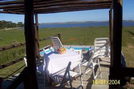 Casa de 2 dormitorios en José Ignacio, Santa Mónica vista al mar y a la Laguna - Piscina