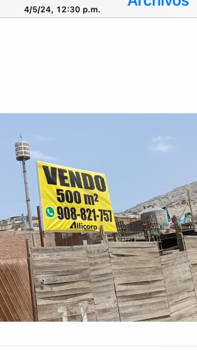 Terreno En Manchay